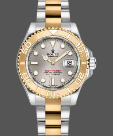 Rolex Yacht-Master 168623 Steel Yellow Gold Platinum Dial 35MM Unisex Replica Watch