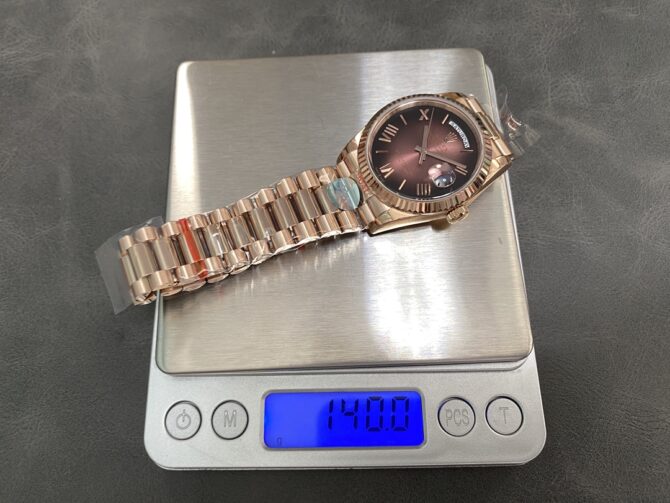 Replica Rolex Day Date 128235 0075 Brown Ombr Roman Dial 36mm