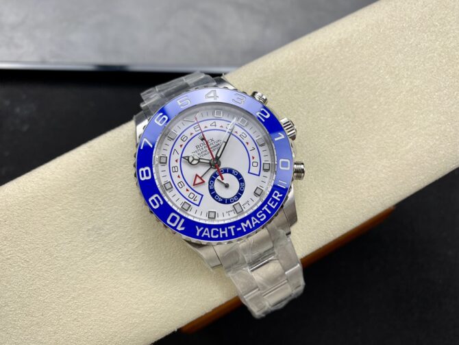 Rolex Yacht-Master II 116680 White Square Dial 44mm Mens Replica Watch