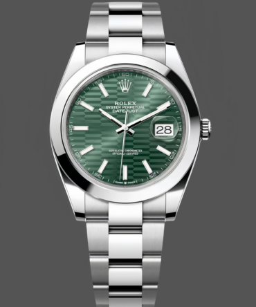 Rolex Datejust 41mm Steel Oyster Bracelet Smooth Bezel 126300 0021