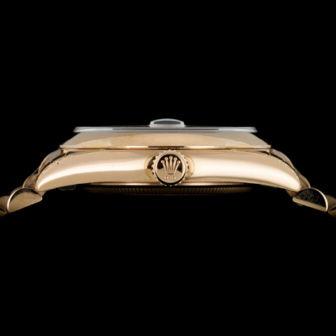 Replica Rolex Day-Date 118205 Rose Gold Champagne Diamond Dial 36mm Unisex Watch