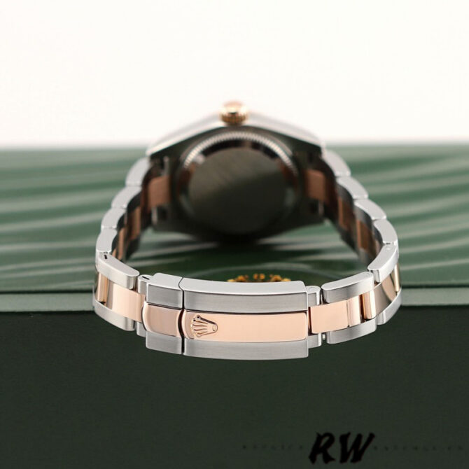 Rolex Datejust 179161 Stainless Steel and Everose Gold White Roman Dial 26MM Lady Replica Watch