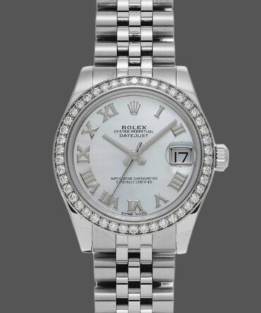 Rolex Datejust 178384 White Mother of pearl Dial 31MM Lady Replica Watch