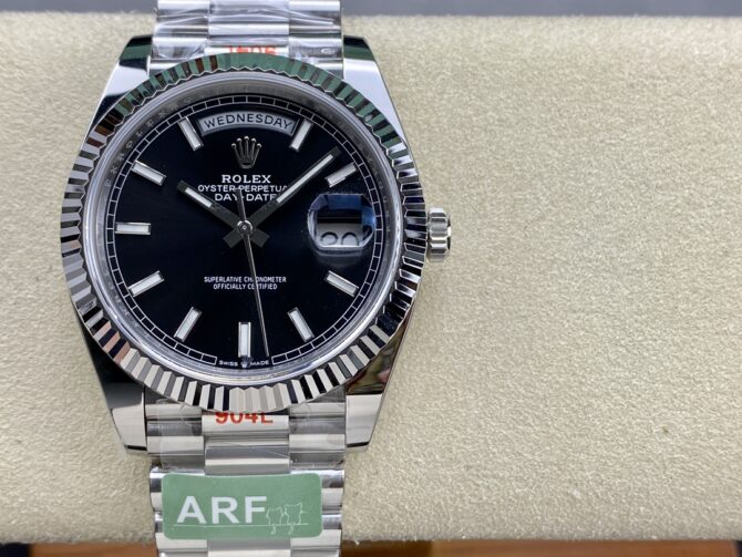 Replica Rolex Day-Date 118235 Rose Gold Chocolate Brown Dial 36mm Unisex Watch