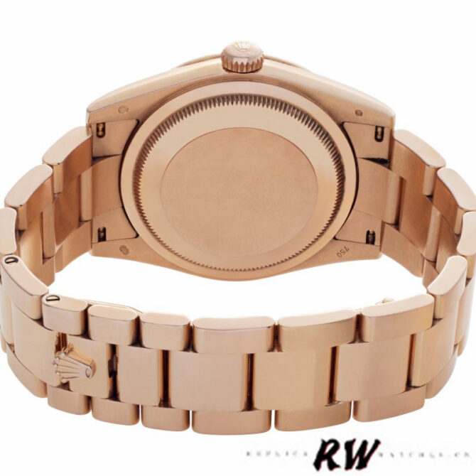 Replica Rolex Day-Date 118205 Chocolate Brown Dial 36mm Unisex Watch