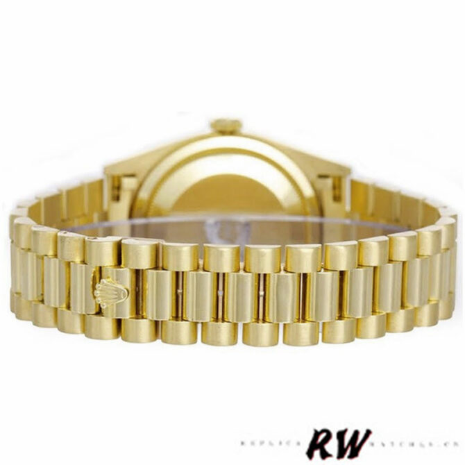 Replica Rolex Day-Date 118238 Yellow Gold Champagne Jubilee Diamond Dial 36mm Unisex Watch