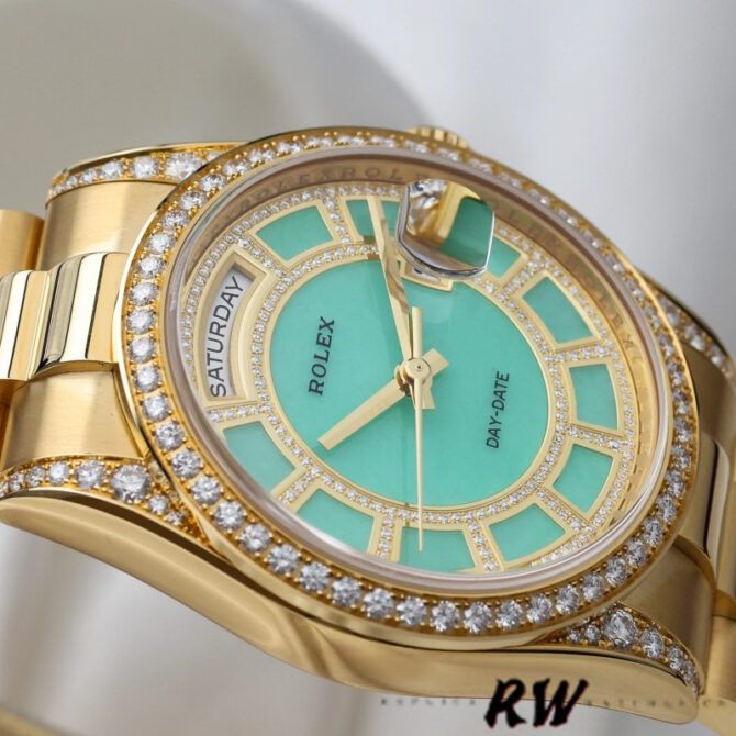 Replica Rolex Day-Date 118389 Meteorite Grey Dial 36MM Unisex Watch