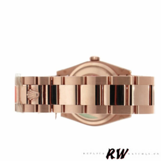 Replica Rolex Day-Date 118235 Rose Gold Chocolate Brown Dial 36mm Unisex Watch