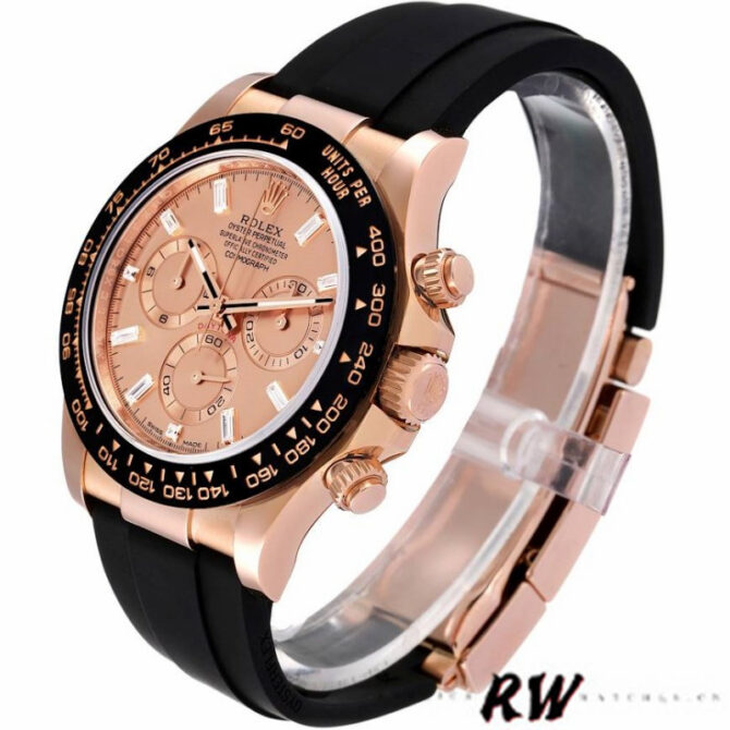Rolex Cosmograph Daytona 116515LN Everose Gold Pink Dial 40mm Mens Replica Watch