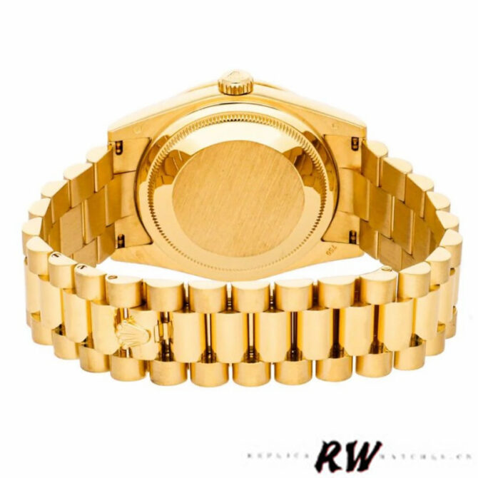 Replica Rolex Day-Date 118388 Champagne Roman Numeral Dial 36MM Unisex Watch