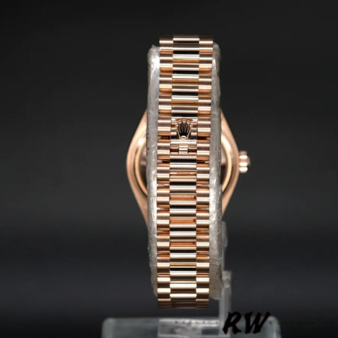 Rolex Datejust 279175 Chocolate Diamond Mark Fluted Bezel 28mm Lady Replica Watch