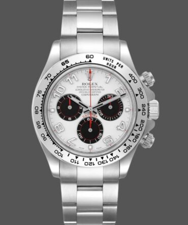 Rolex Cosmograph Daytona 116509 White Arabic Dial White Gold 40MM Mens Replica Watch
