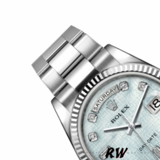 Replica Rolex Day-Date 118388 Black Diamond Dial 36mm Unisex Watch