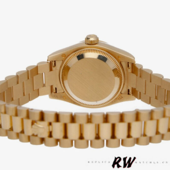 Rolex Datejust 179178 Champagne Index Dial Yellow Gold 26MM Lady Replica Watch