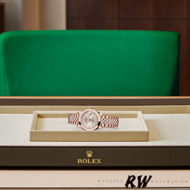 Rolex Datejust 279165 Sundust Index Dial Domed Bezel 28mm Lady Replica Watch