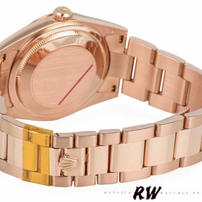 Replica Rolex Day-Date 118205 Rose Gold Pink dial 36mm Unisex Watch