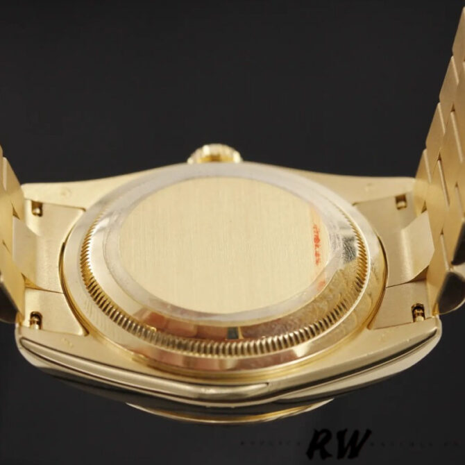 Replica Rolex Day-Date 118235 Rose Gold Chocolate Brown Dial 36mm Unisex Watch