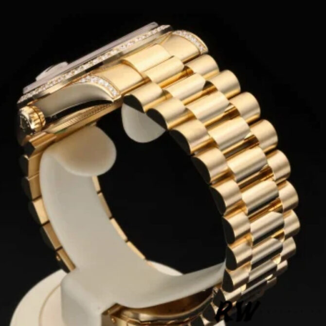Replica Rolex Day-Date 118388 Mother of Pearl Jubilee Diamond Dial 36mm Unisex Watch