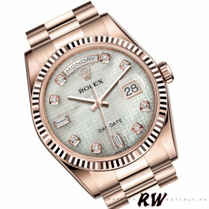 Replica Rolex Day-Date 118235 Mother of Pearl Dial 36mm Unisex Watch