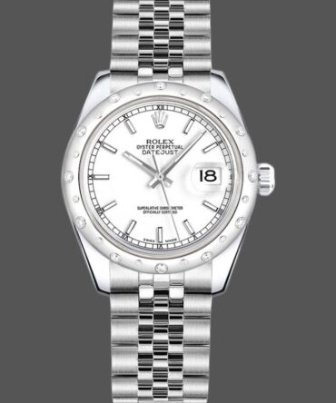 Rolex Datejust 178344 White Dial Stainless Steel 31MM Lady Replica Watch