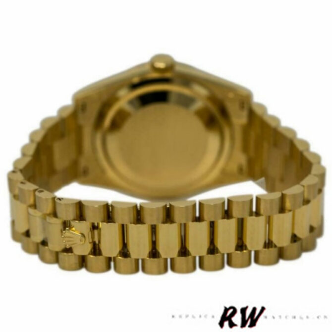 Replica Rolex Day-Date 118208 Yellow Gold Champagne Dial 36mm Unisex Watch