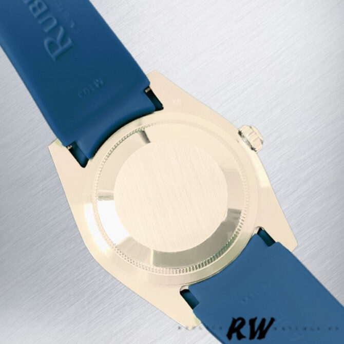 Rolex Submariner 116610 Blue Dial Blue Rubber strap 40mm Mens Replica Watch