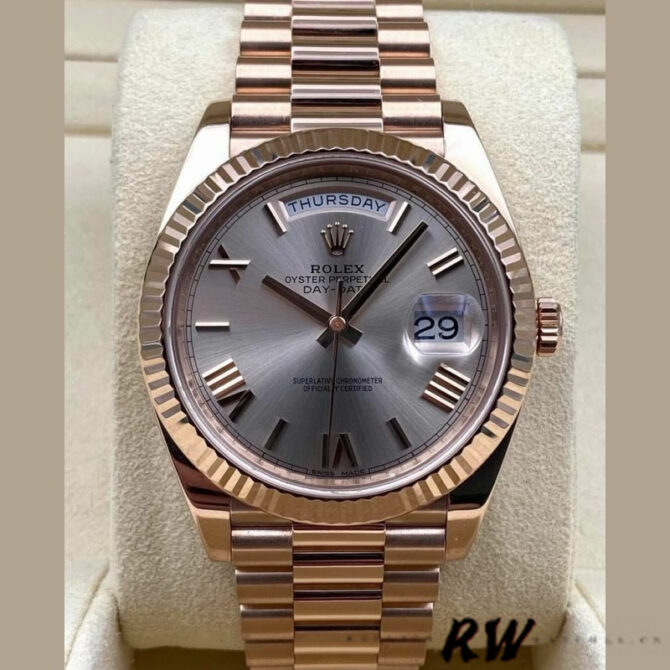 Replica Rolex Day-Date 218238 Champagne Dial Yellow Gold 41MM Mens Watch