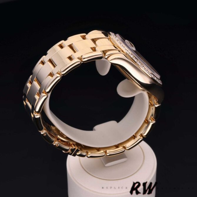 Replica Rolex Day-Date 18948 Champagne Diamond Dial Special Edition 39MM Mens Watch