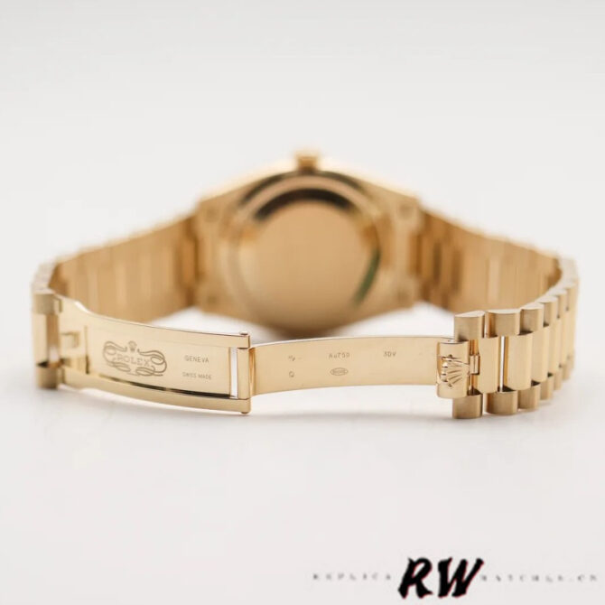 Replica Rolex Day-Date m128235 0009 Everose Gold Pink Rose Dial 36MM Unisex Watch