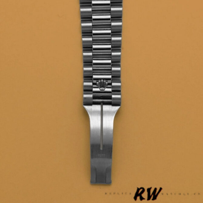 Replica Rolex Day-Date 118239 White Gold Blue Dial 36mm Unisex Watch