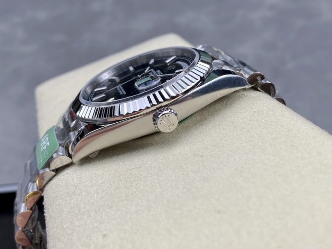 Replica Rolex Day-Date 118235 Rose Gold Chocolate Brown Dial 36mm Unisex Watch