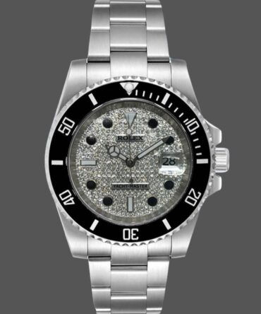 Rolex Yacht-Master 116695 Stainless Steel Diamond Paved Dial 40MM Mens Replica Watch