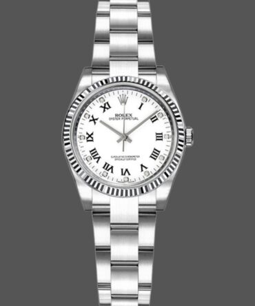 Rolex Oyster Perpetual 176234 White Roman Dial 26mm Lady Replica Watch