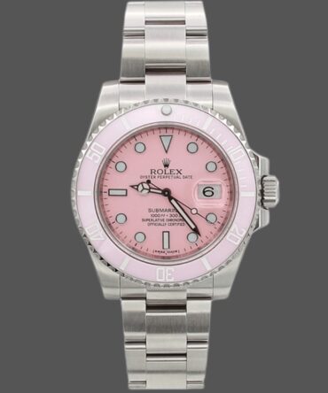 Rolex Submariner Date 116610LN Stainless Steel Oyster 40MM Pink Dial Mens Replica Watch