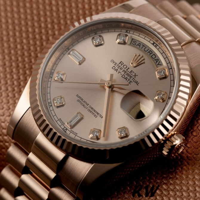 Replica Rolex Day-Date 118235 Mother of Pearl Dial 36mm Unisex Watch