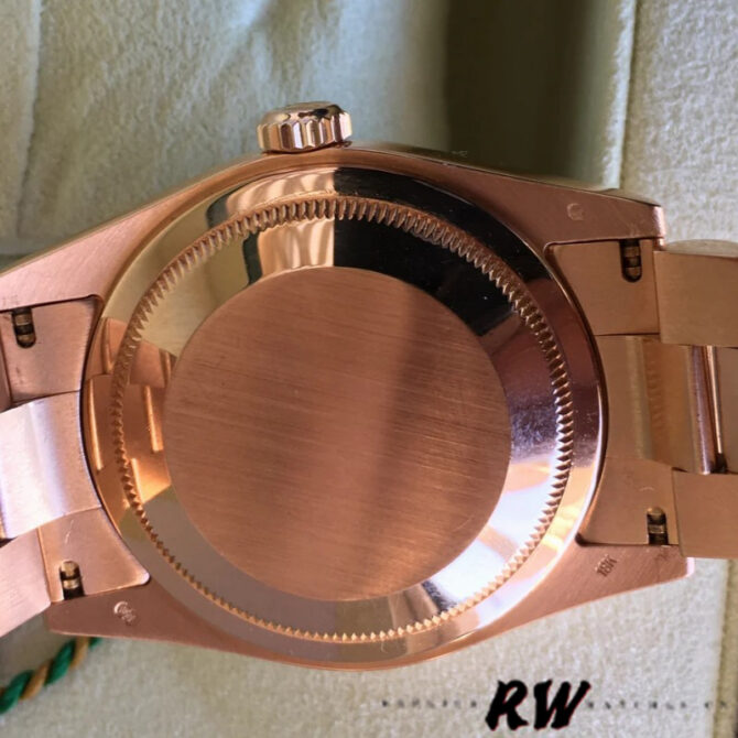 Replica Rolex Day-Date 118209 White Gold Copper Brown Dial 36mm Unisex Watch