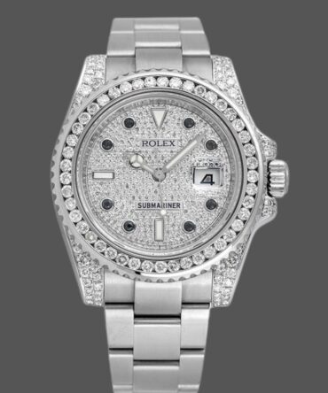 Rolex Submariner Date 116610LN Custom Diamond 40MM Mens Replica Watch