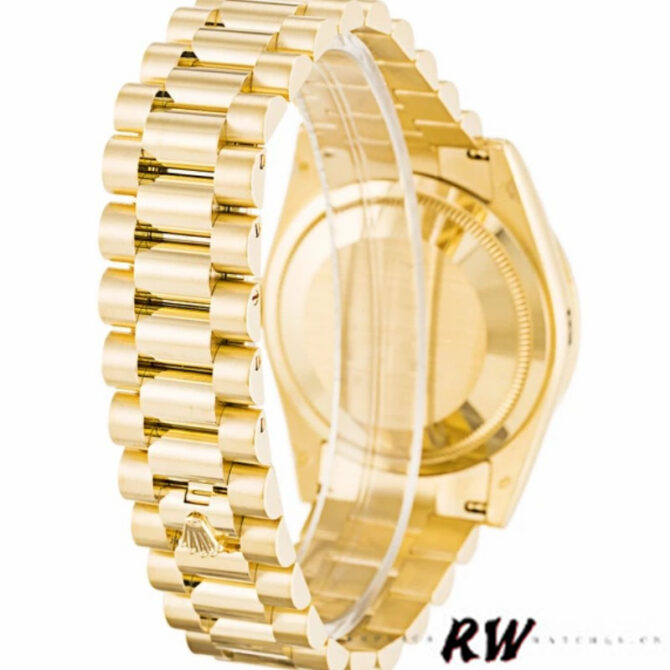 Replica Rolex Day-Date 118398 Bulls Eye Brown Diamond Dial 36MM Unisex Watch