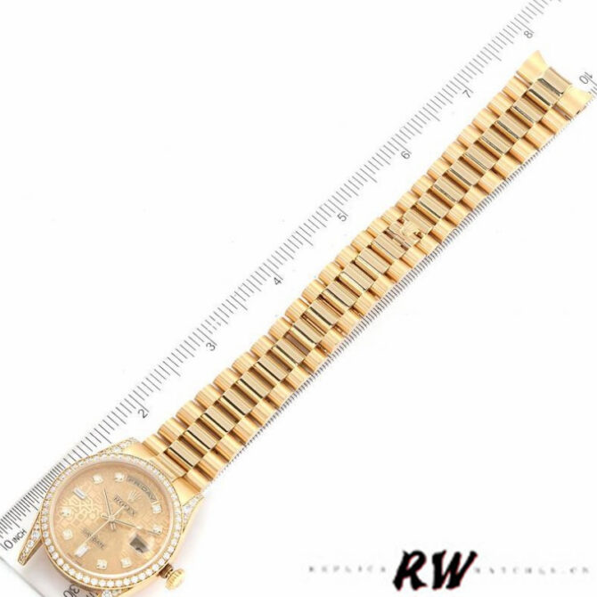 Replica Rolex Day-Date 118389 Meteorite Grey Dial 36MM Unisex Watch