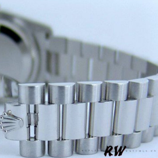 Replica Rolex Day-Date 118206 Silver Diamond Dial Platinum 36mm Unisex Watch
