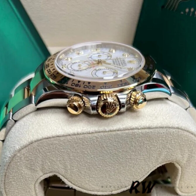 Rolex Cosmograph Daytona 116503 White Mother Of Pearl Dial 40MM Mens Replica Watch