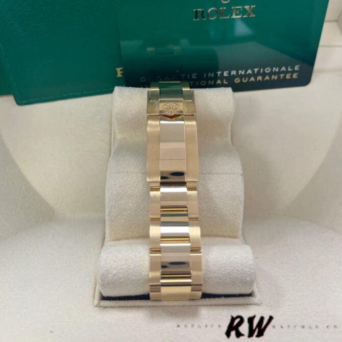 Rolex Daytona 116508 Yellow Gold Meteorite Grey Dial 40MM Mens Replica Watch