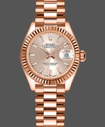 Rolex Datejust 279175 Sundust Index Dial Fluted Bezel 28mm Lady Replica Watch