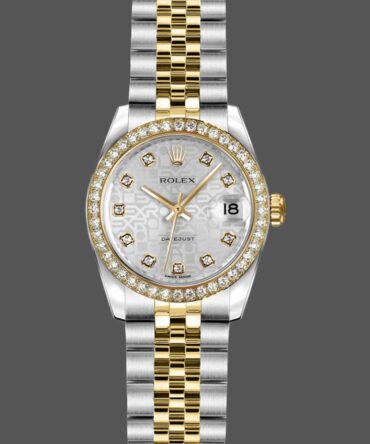 Rolex Datejust 179383 Silver Jubilee Dial 26MM Lady Replica Watch