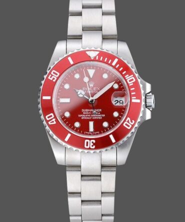 Rolex Submariner 16610 Stainless Steel Refinished Red Dial 40mm Mens Replica Watch