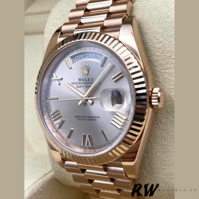 Replica Rolex Day-Date 218238 Champagne Dial Yellow Gold 41MM Mens Watch