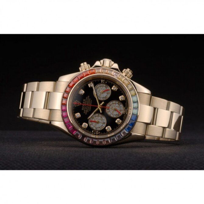 Replica Rolex Daytona 39mm Black Dial 80251