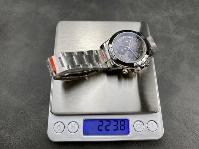 Rolex Cosmograph Daytona 116509 Gray Arabic Dial White Gold 40MM Mens Replica Watch