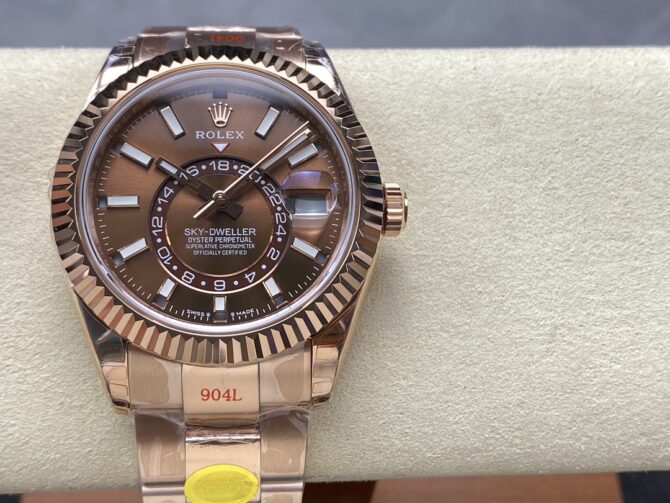 Rolex Sky Dweller 336935 0002 Chocolate Dial Oyster Bracelet 42mm