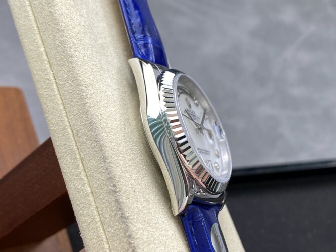 Replica Rolex Day Date 36 White Gold Diamond Rhodium Dial 118139 0053